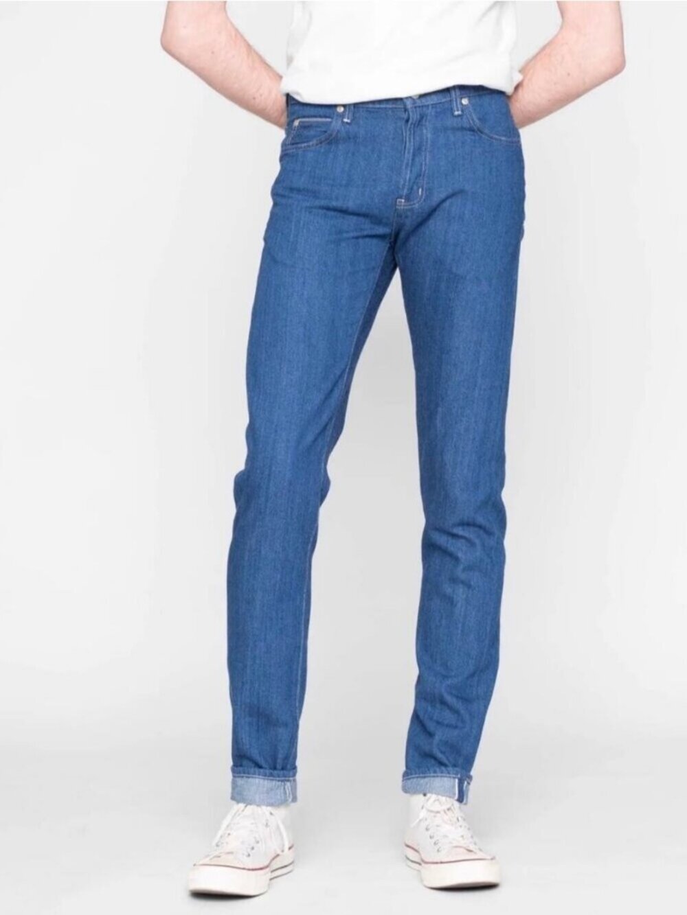NAKED & FAMOUS Super Guy Jean Mainline Selvedge Indigo Size 29